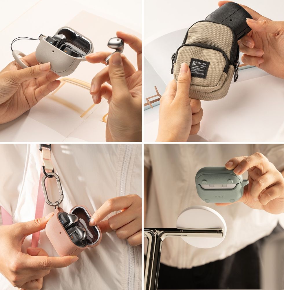 Ringke Onyx MagSafe Case for Samsung Galaxy Buds 3 / 3 Pro - Black