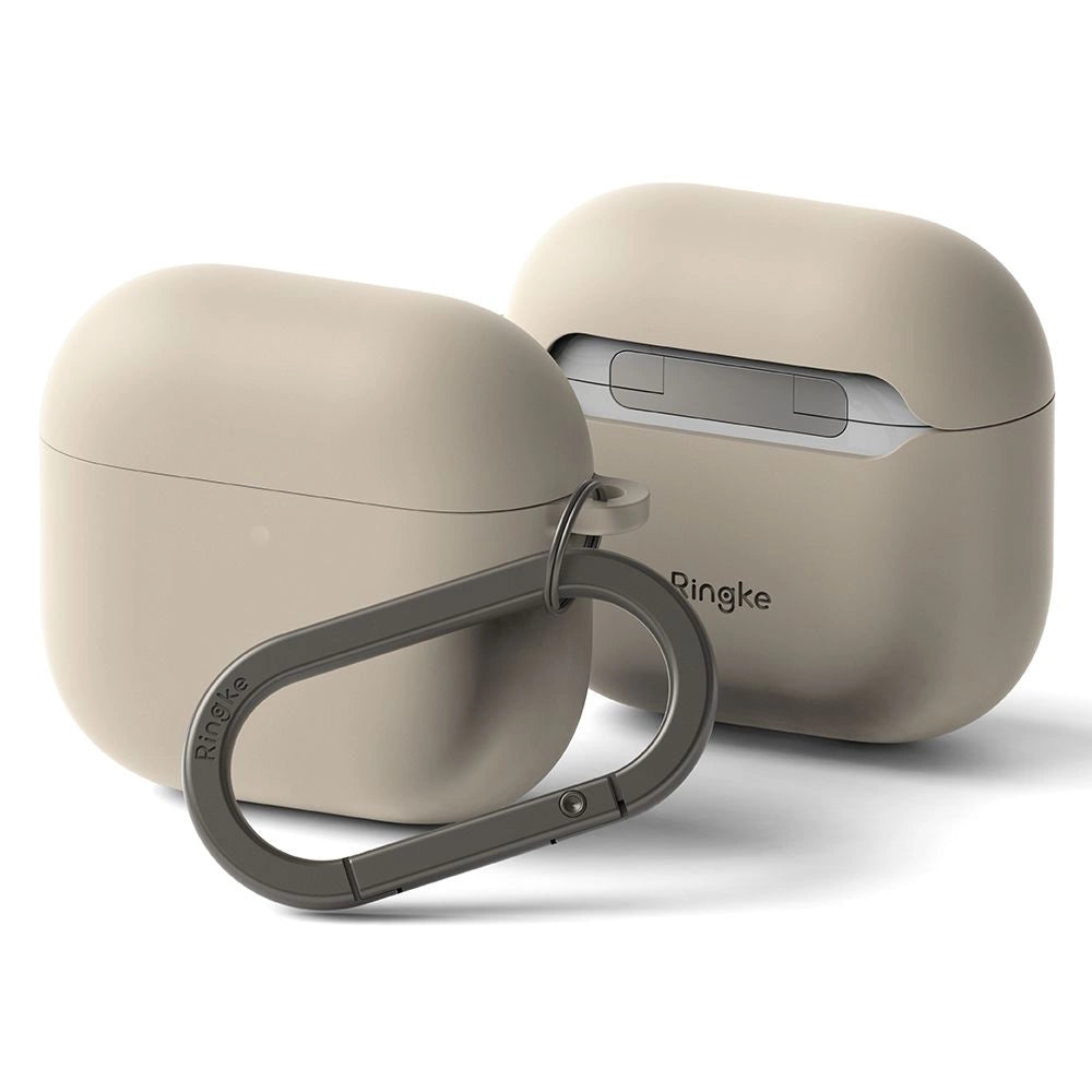 Ringke Silicone Case til Apple AirPods 4 - Beige
