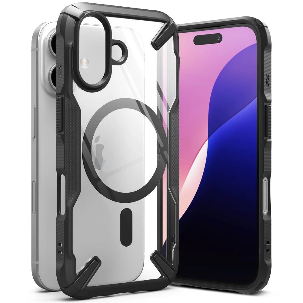 Ringke Fusion X MagSafe Case til Iphone 16 - sort