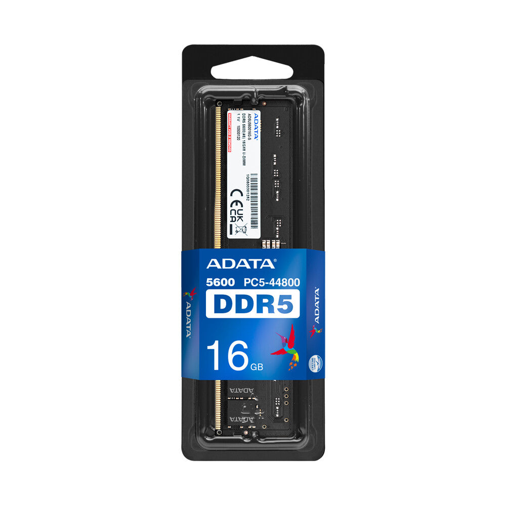 ADATA DDR5 SDRAM 16GB 5600MHz On-die ECC DIMM 288-PIN