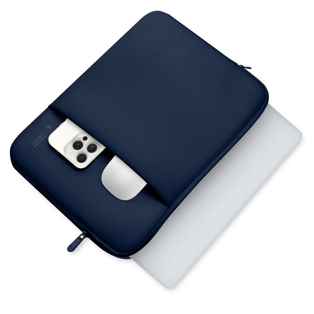 Tech-Protect Neopren Laptop Case 15-16" - Navy Blue