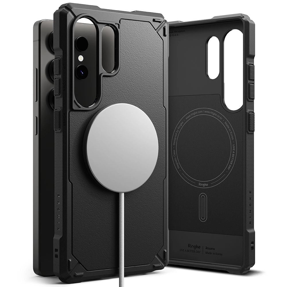 Ringke Rugged Gear MagSafe Case til Samsung Galaxy S25 Ultra - sort