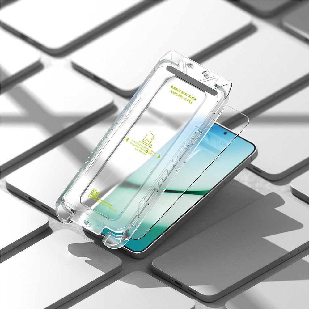 Ringke Easy Slide 2-pack hærdet glas til Samsung Galaxy S25