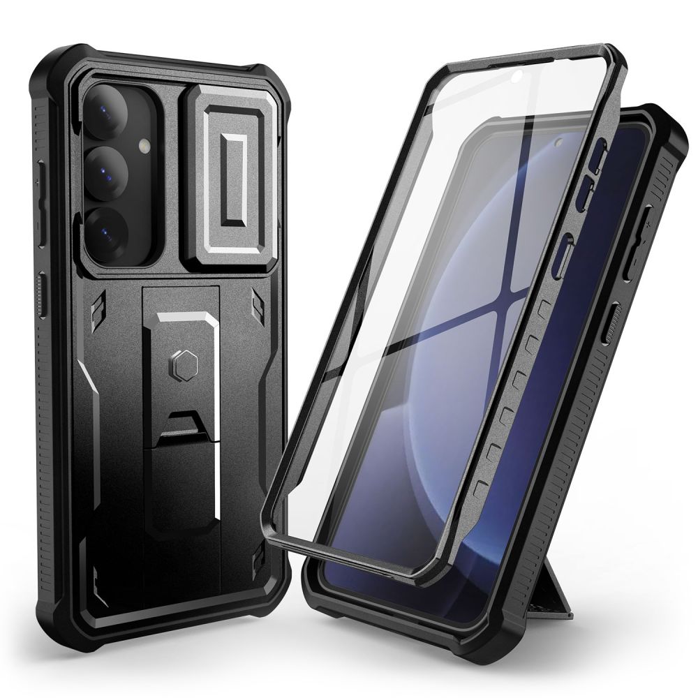 Tech-Protect Kevlar Cam+ Case til Samsung Galaxy S25 - sort