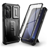 Tech-Protect Kevlar Cam+ Case til Samsung Galaxy S25 - sort