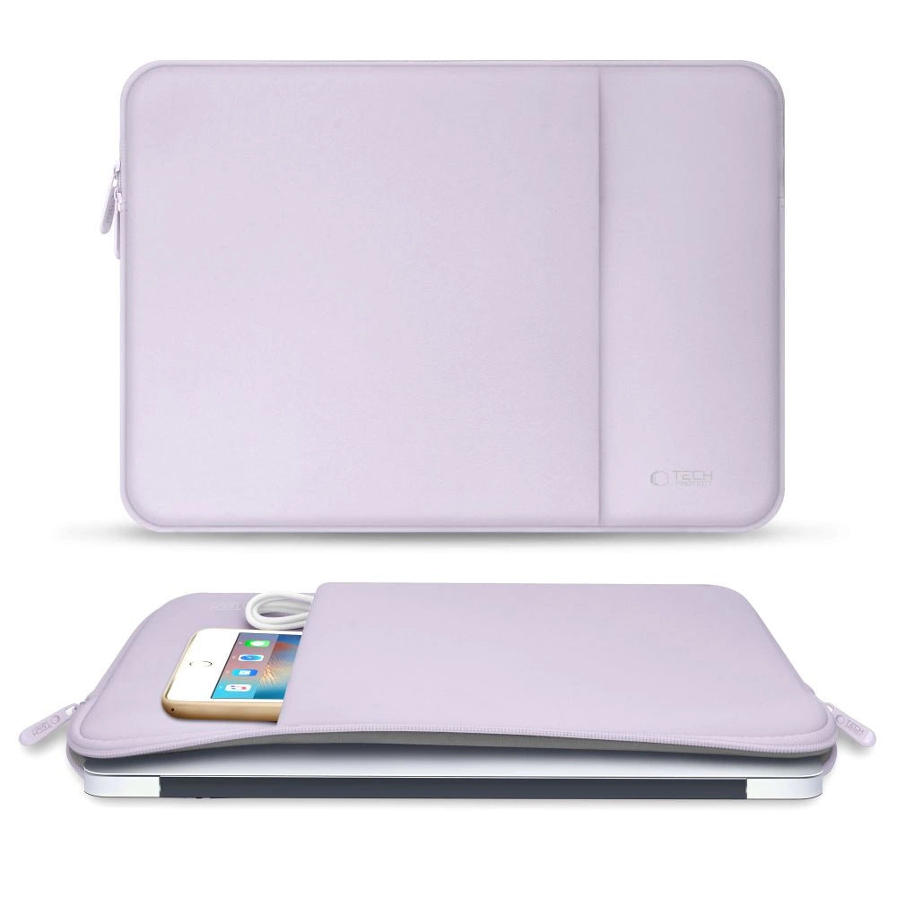 Tech-Protect Neopren Laptop Case 15-16" - lilla