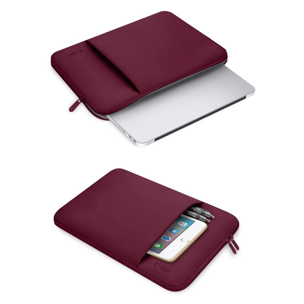 Tech-Protect Neopren Laptop Case 15-16" - Burgundy