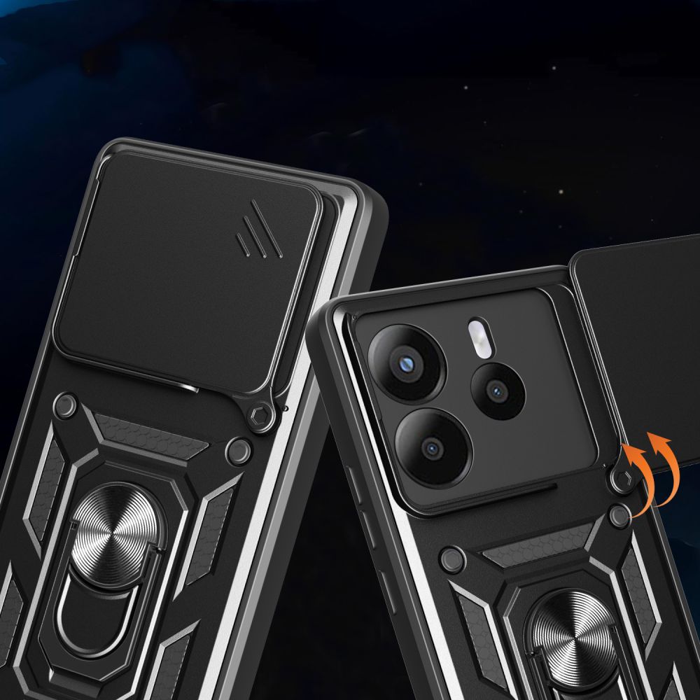 Tech-Protect CamShield Pro Case til Xiaomi Redmi Note 14 5G - Matte Black