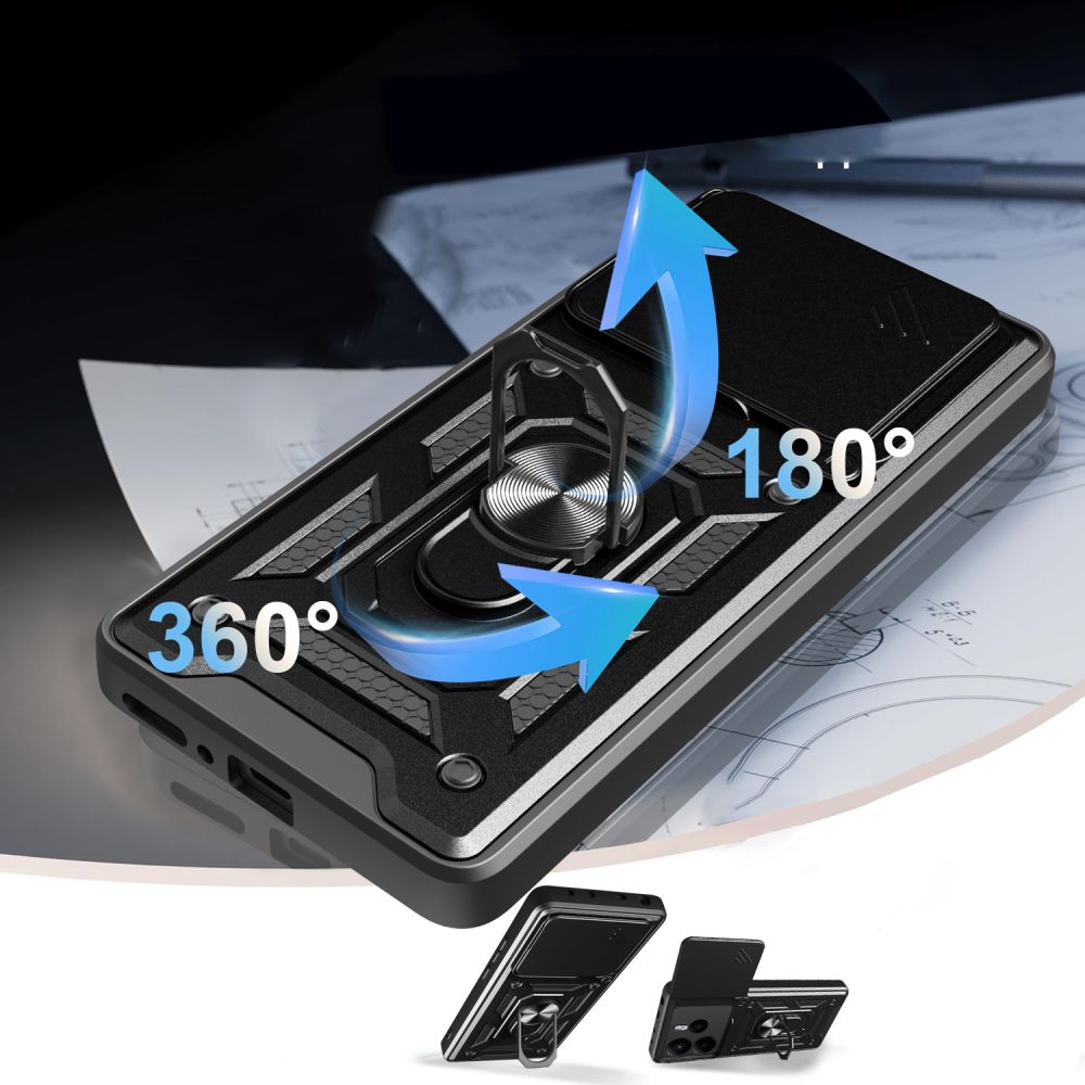 Tech-Protect CamShield Pro Case til Xiaomi Redmi Note 14 5G - Matte Black