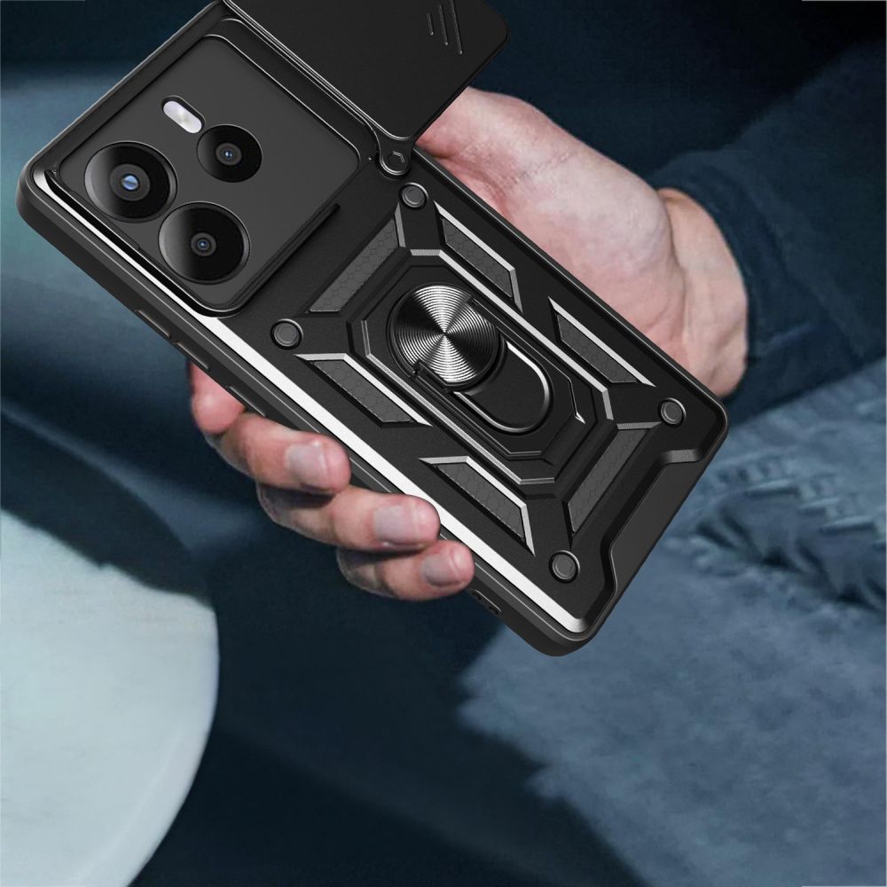 Tech-Protect CamShield Pro Case til Xiaomi Redmi Note 14 5G - Matte Black