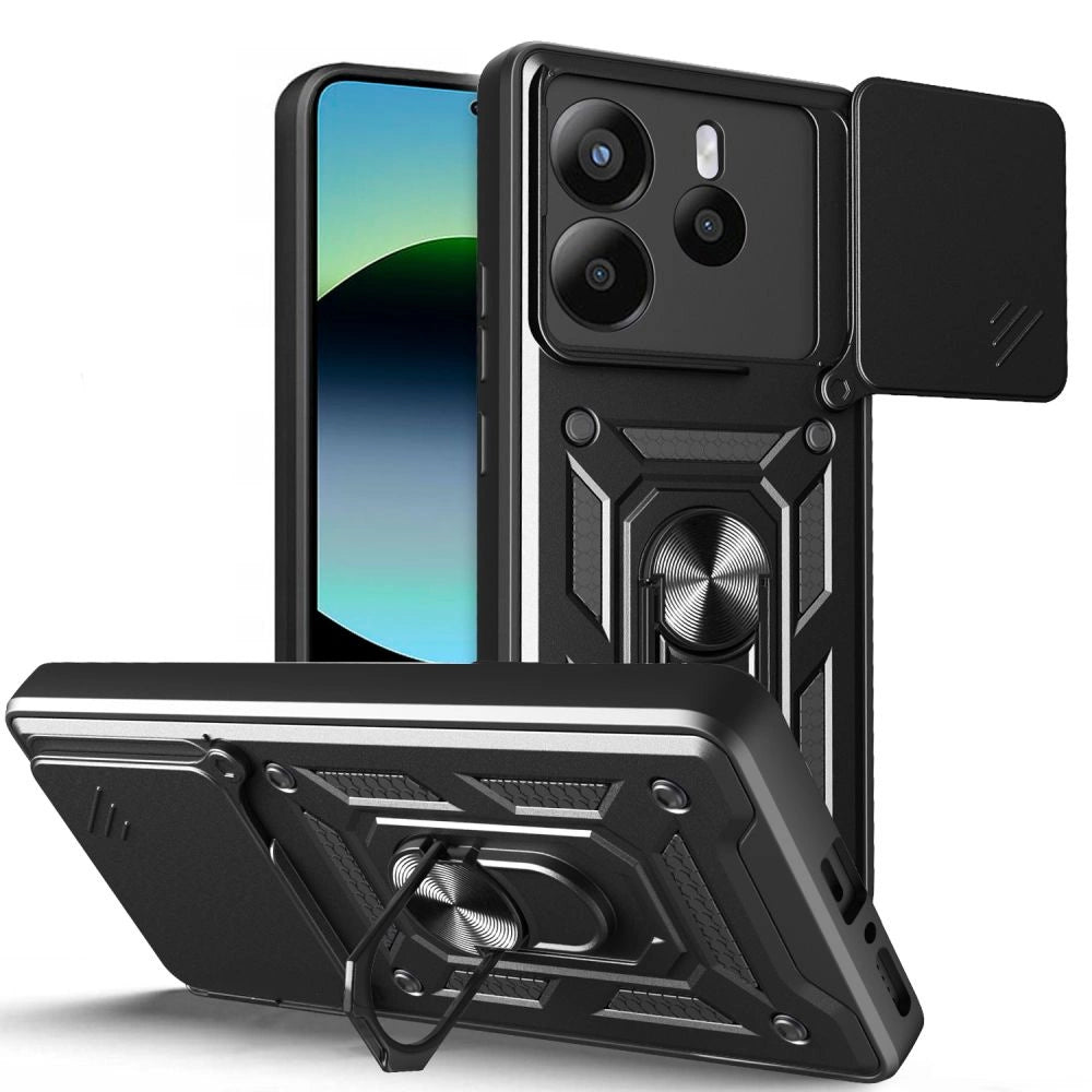 Tech-Protect CamShield Pro Case til Xiaomi Redmi Note 14 5G - Matte Black