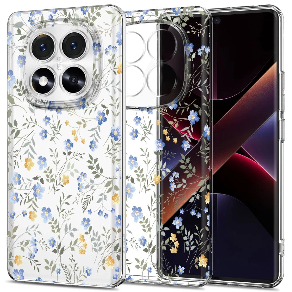 Tech-Protect FlexAir Case til Xiaomi Redmi Note 14 Pro 5G / Poco X7 5G - Marguerites med blade