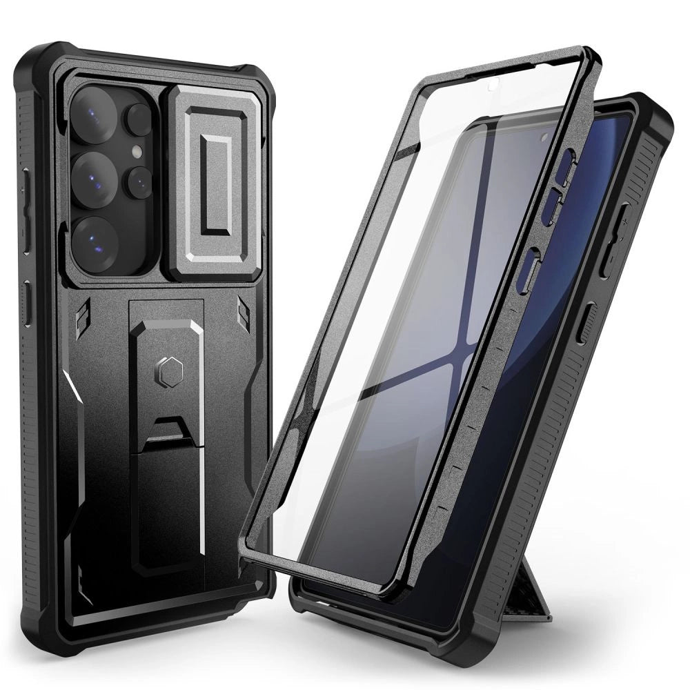 Tech-Protect Kevlar Cam+ Case til Samsung Galaxy S25 Ultra - sort
