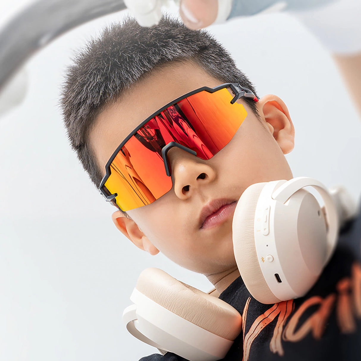 Rockbros Kids cykelbriller, polariserede, UV-beskyttelse, sorte