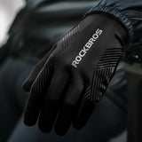 Rockbros cykelhandsker forår/sommer/høst, fuld størrelse: M - sort