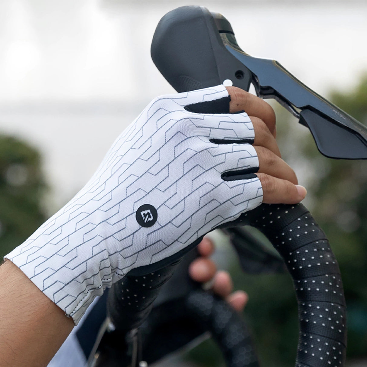Rockbros Road Cycling Handsker Størrelse: M - sort og hvid