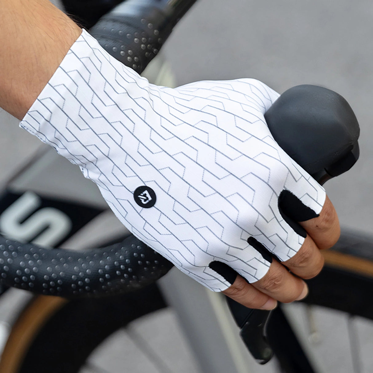 Rockbros Road Cycling Handsker Størrelse: M - sort og hvid