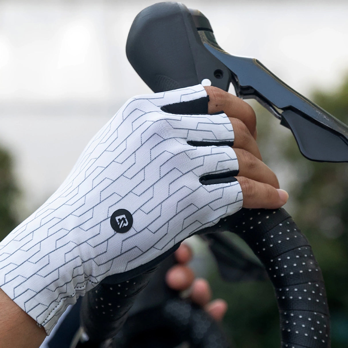 Rockbros Road Cycling Handsker Størrelse: XL - Hvid/Sort