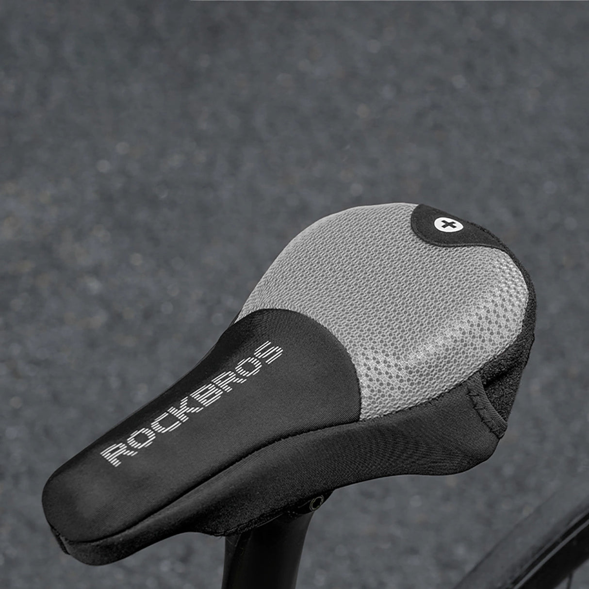 Rockbros-dækkende cykelsæde-køtte størrelse L - sort