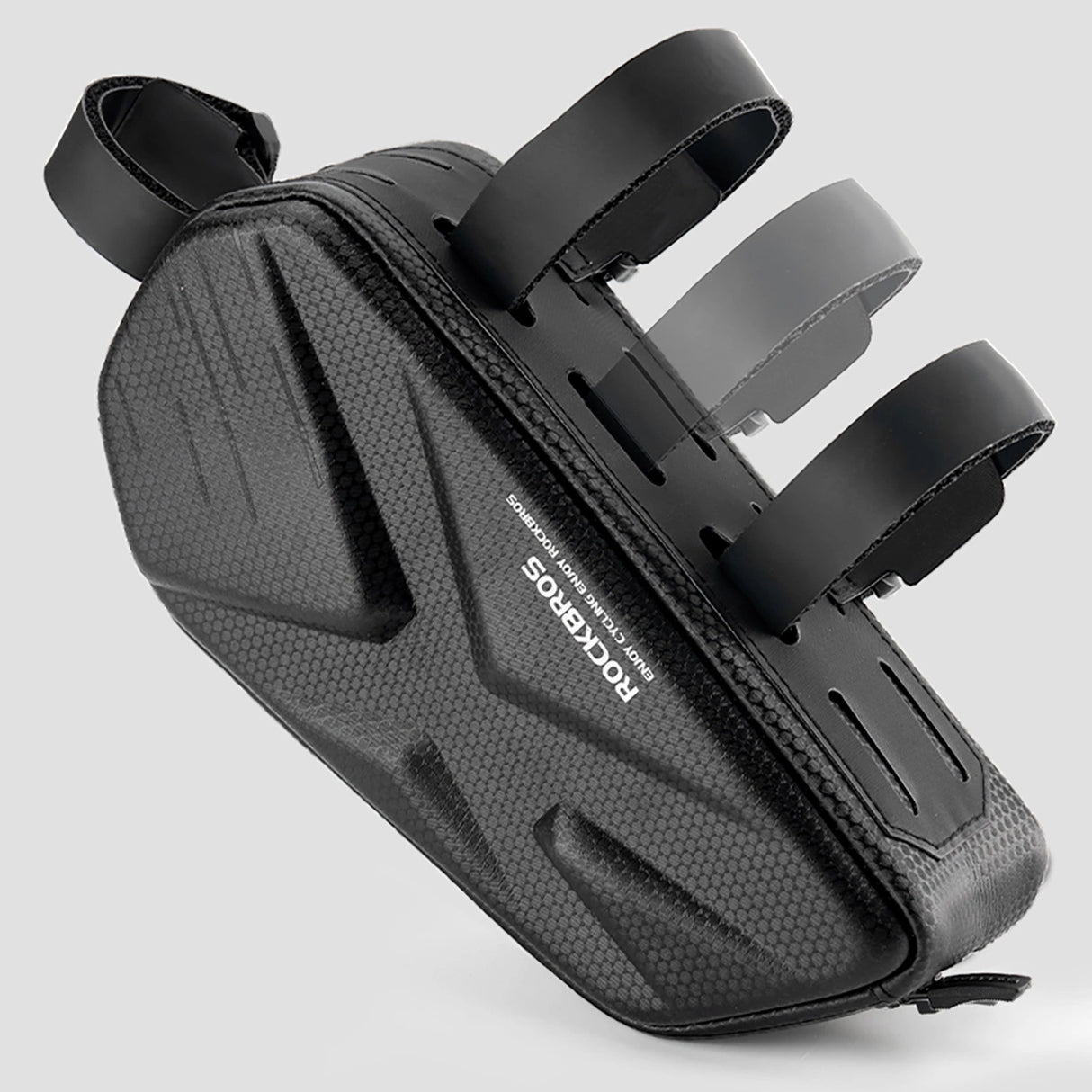 Rockbros cykeltaske, rigid, ramme, toprør, 1.4l - sort