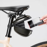 Rockbros Rigid Hard Shell Compact Saddle Bag 0,4l - sort