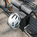 Rockbros cykeltaske med rygsækfunktion, vandtæt, med hjelmbeslag 18l - sort