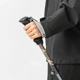 Qunature Nordic Walking Trekking Pole Aluminium 110 - 130 cm 1 stk. - Brunt