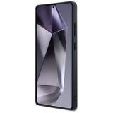 BMW læder Big Wordmark Case til Samsung Galaxy S25 Ultra - sort