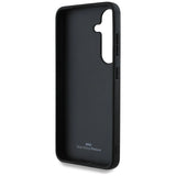 BMW læder Big Wordmark Case til Samsung Galaxy S25+ - sort