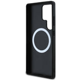 BMW læder Carbon MagSafe Case til Samsung Galaxy S25 Ultra - sort