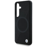 BMW læder MagSafe Case til Samsung Galaxy S25 - sort