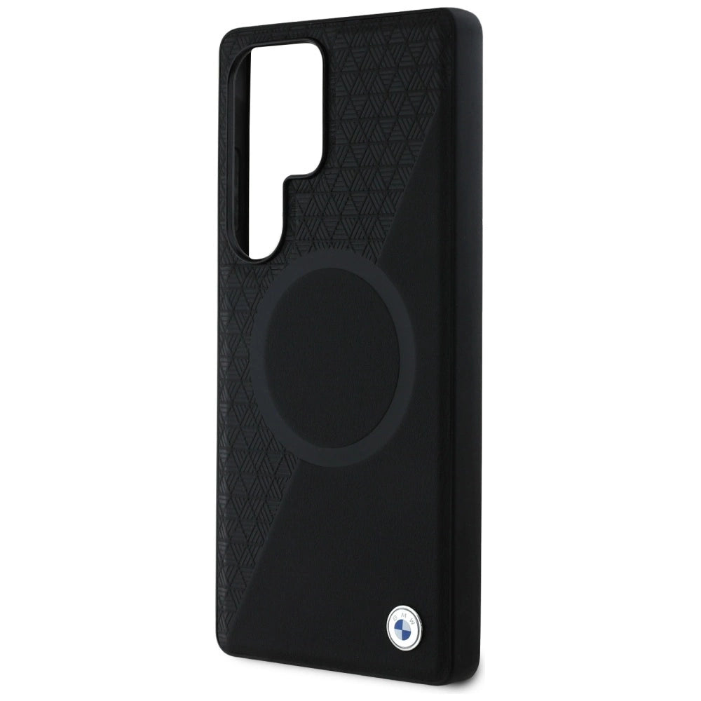 BMW læder MagSafe Case til Samsung Galaxy S25 Ultra - sort