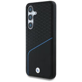 BMW læder tekstureret og glat MagSafe Case til Samsung Galaxy S25 - sort