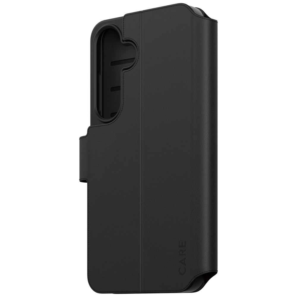 CARE af PanzerGlass Feature Wallet Kickstand Case til Samsung Galaxy S25 - sort