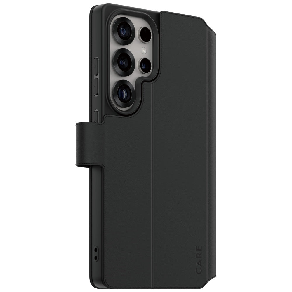 CARE af PanzerGlass Feature Wallet Kickstand Case til Samsung Galaxy S25 Ultra - sort