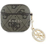 Guess 4G Strass Charm Case til AirPods 4 - Brunt