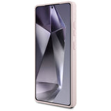 Guess Silicone Big 4G Logo Bottom Script Case for Samsung Galaxy S25 Ultra - Pink