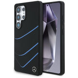 Mercedes Silicone Contrasted Curves MagSafe Case for Samsung Galaxy S25 Ultra - Black