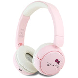 Hello Kitty Face Logo Bluetooth On-Ear Headphones - Pink