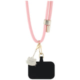 Hello Kitty Patch & Kitty Head Charm Universal Phone Lanyard - Pink
