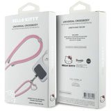 Hello Kitty Patch & Kitty Head Charm Universal Phone Lanyard - Pink
