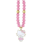 Hello Kitty Perler og Perler Kitty Charm Telefon Charm - Pink