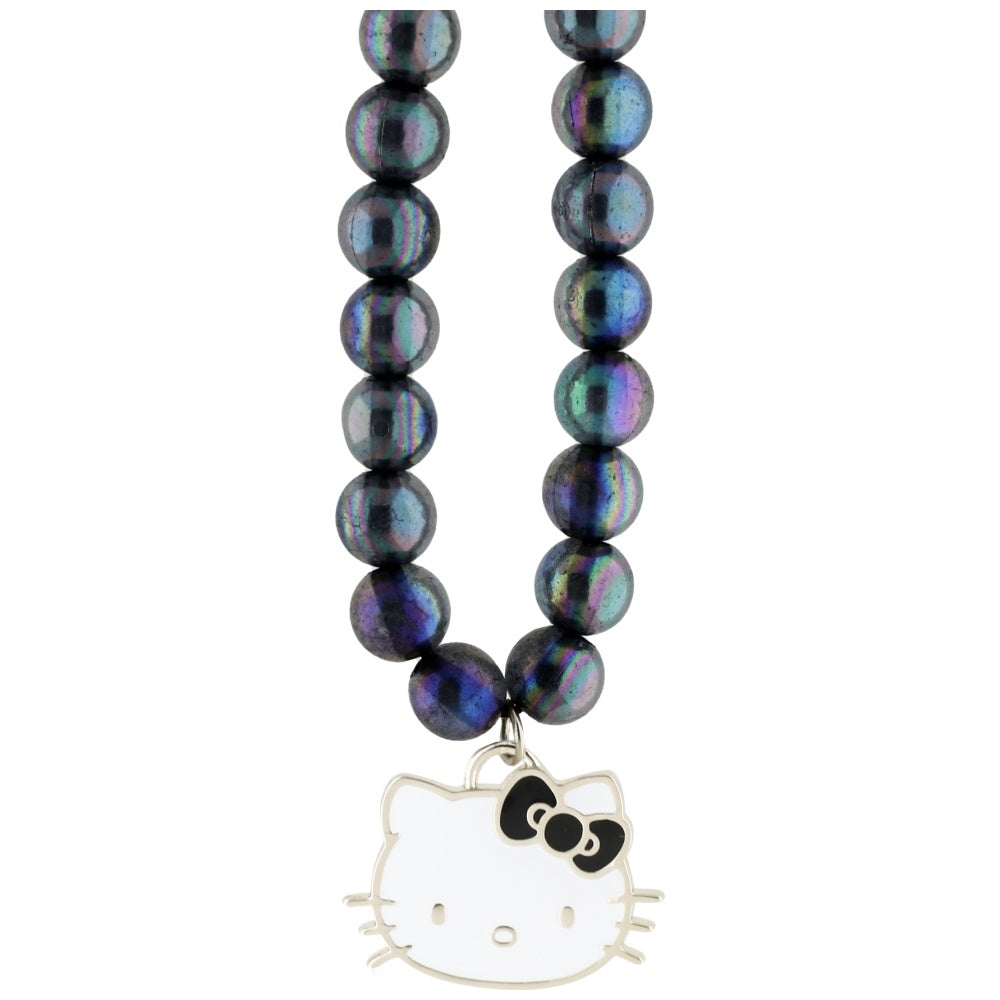 Hello Kitty Perler Kitty Head Phone Charm - sort