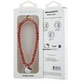 Hello Kitty Perler Kitty Head Phone Charm - Rød