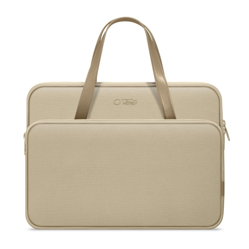 Tech-Protect bærekasse til 15-16" Laptop - Beige