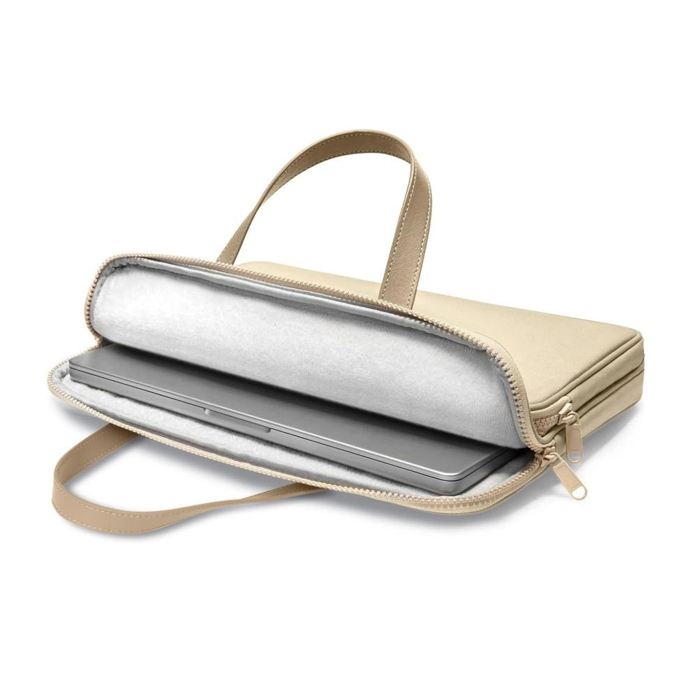 Tech-Protect bærekasse til 15-16" Laptop - Beige