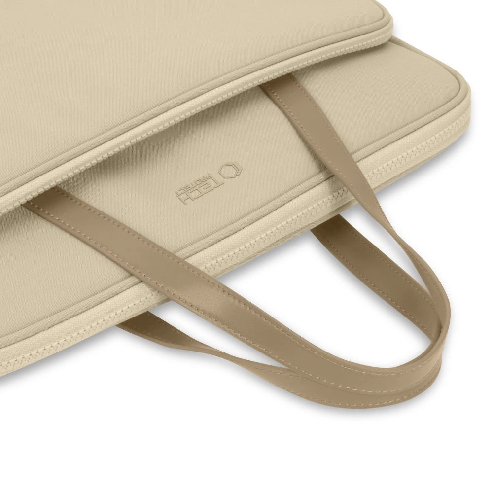 Tech-Protect bærekasse til 15-16" Laptop - Beige