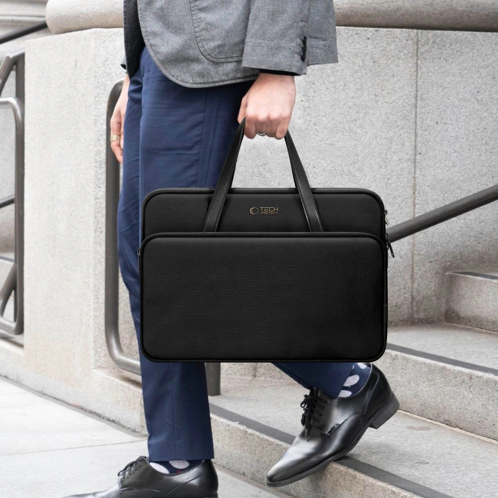 Tech-Protect bærekasse til 15-16" Laptop - sort