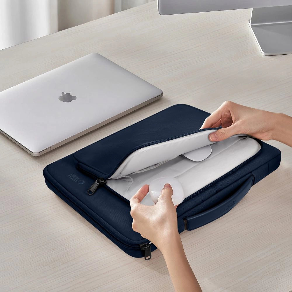 Tech-Protect Basic Bag til 13-14" laptop - blå