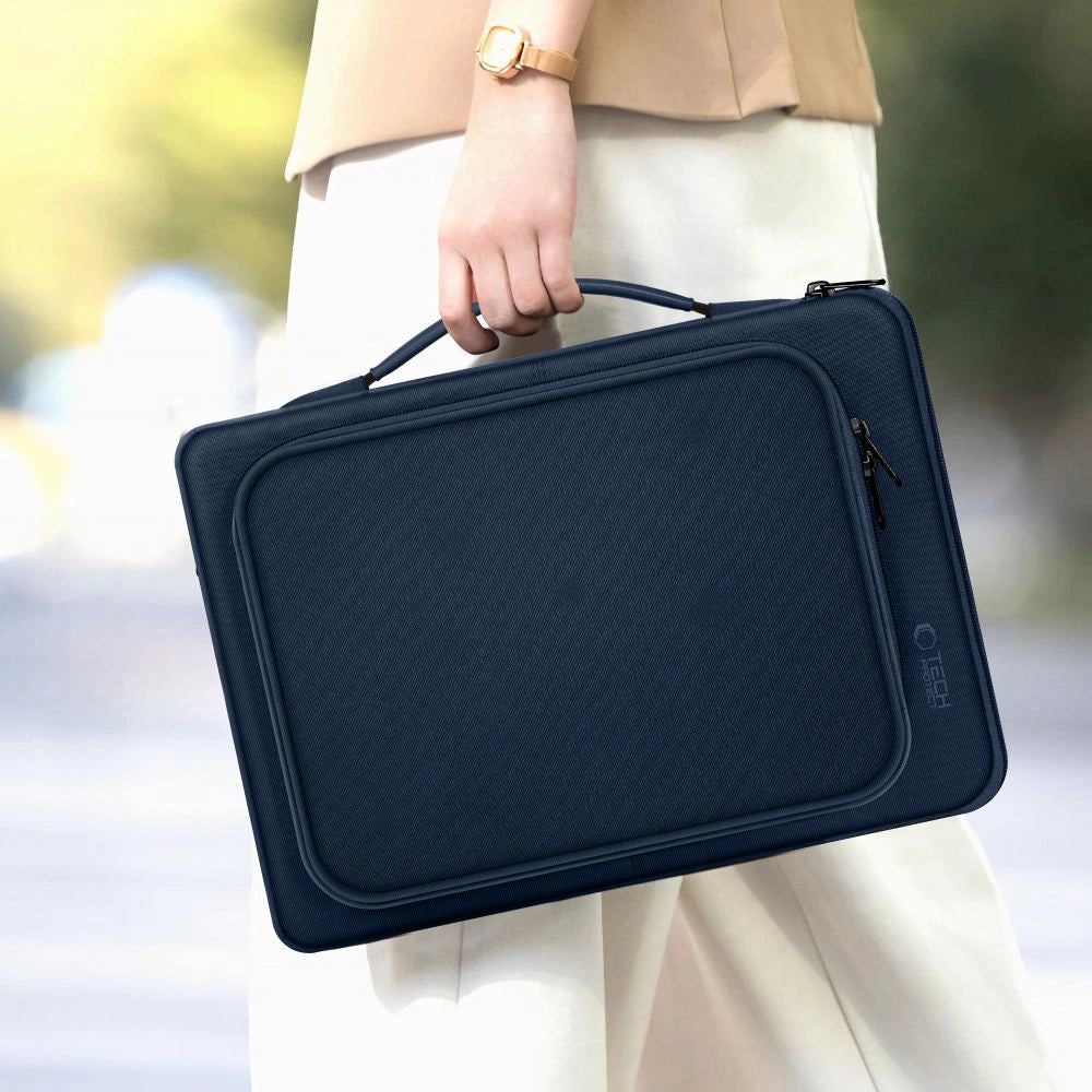 Tech-Protect Basic Bag til 13-14" laptop - blå